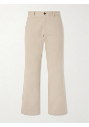 Portuguese Flannel - Labura Straight-Leg Organic Cotton-Twill Trousers - Men - Neutrals - XS