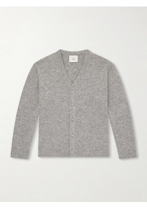 The Elder Statesman - Isla Baby Alpaca-Blend Cardigan - Men - Gray - S