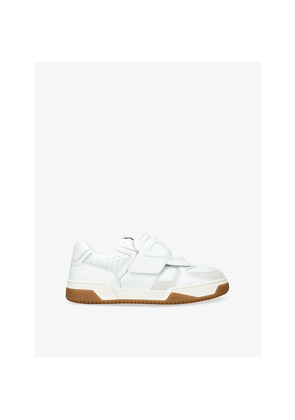 Mens Valentino Garavani Joie De Jouer Leather Low-Top Trainers