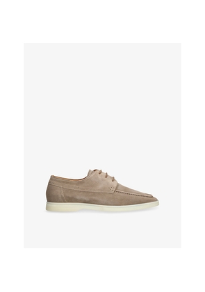 Mens Aurelien Boat Lace-Up Suede Loafers