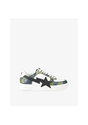 Mens A Bathing Ape Bape Sta Os #1 M1 Leather Trainers
