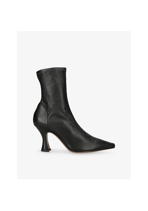 Womens Neous Ran Leather Heeled Ankle Boots