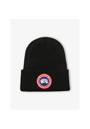 Mens Canada Goose Arctic Toque Ribbed Wool Beanie Hat