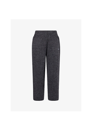 Mens Mki Miyuki-Zoku Elasticated-Waist Relaxed-Fit Mohair-Wool Blend Joggers