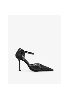 Womens Tony Bianco Nina Lace and Leather Pumps