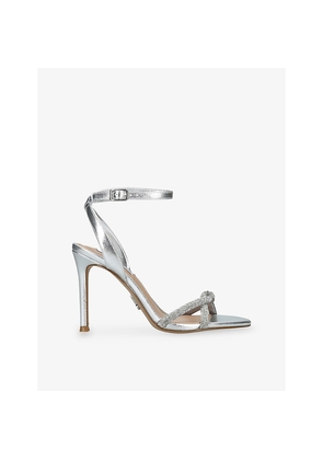 Womens Steve Madden Jewells Woven Heeled Sandals