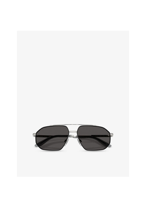 Dolce & Gabbana Dg2328 Aviator-Frame Metal Sunglasses