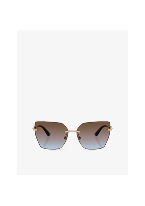 Womens Dolce & Gabbana Dg2321 Cat-Eye Metal Sunglasses