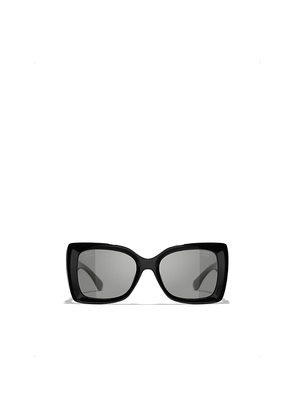 Womens Chanel Ch5555 Square-Frame Acetate Sunglasses