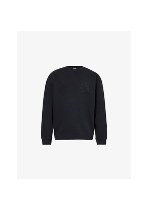 Mens Loewe Relaxed-Fit Anagram Cotton Sweatshirt