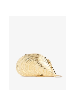 Womens Simkhai Bridget Brass Clutch Bag