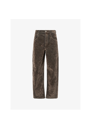 Mens Jacquemus Le De-Nimes Mirada Velvet Cotton Trousers