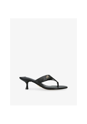 Womens Steve Madden Soundview 017 Heeled Leather Sandals