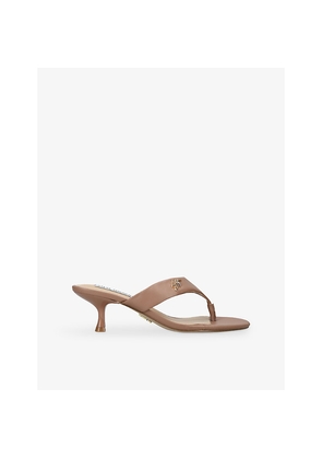 Womens Steve Madden Soundview 234 Heeled Leather Sandals