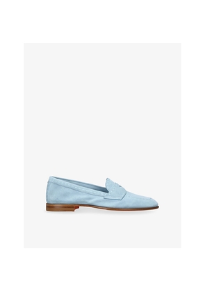 Womens Santoni Marlene Suede Loafers