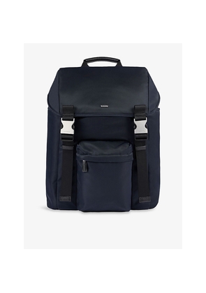 Mens Sandro Branded Woven Backpack