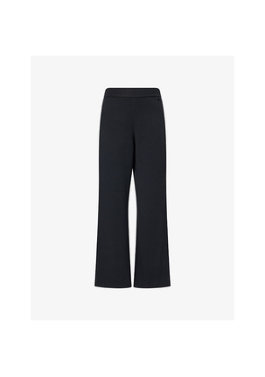 Womens Nike 24.7 Impossiblysoft Flared Stretch-Jersey Trousers