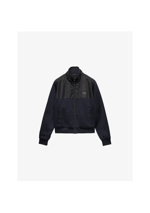 Mens Prada Re-Nylon Zipped Cotton-Fleece Jacket