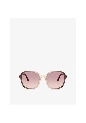Womens Miu Miu Mu B01S Square-Frame Acetate Sunglasses