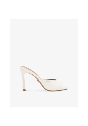 Womens Carvela Isabella Heeled Faux-Leather Mules