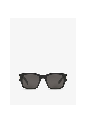 Saint Laurent Sl 617 Square-Frame Acetate Sunglasses