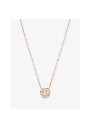 Piaget Possession 18ct Rose-Gold and 0.05ct Brilliant-Cut Diamond Pendant Necklace