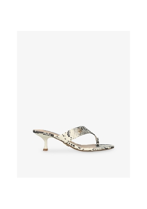 Womens Steve Madden Soundview 236 Heeled Leather Sandals