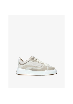 Mens Cleens Essential Suede and Mesh Trainers