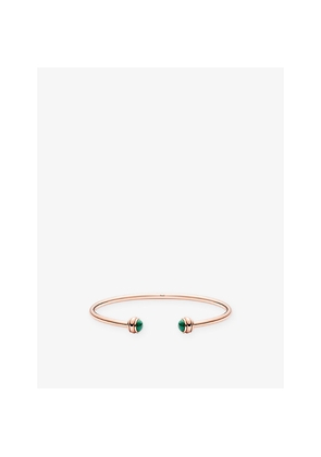 Piaget Possession 18ct Rose-Gold and Malachite Bangle