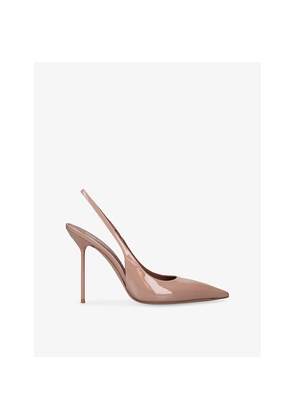 Womens Paris Texas Lidia 105 Patent-Leather Slingbacks