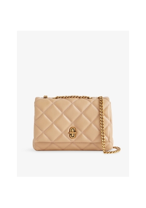Womens Marc Jacobs The Quilted Slim Dual Convertible Leather Shoulder Bag