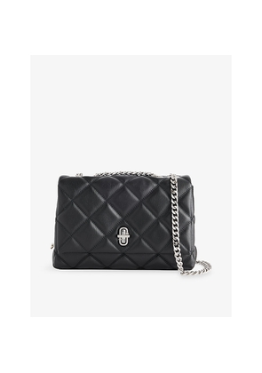 Womens Marc Jacobs The Quilted Slim Dual Chain Leather Shoulder Bag