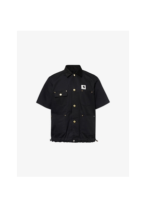 Mens Sacai x Carhartt WIP Duck Cotton Shirt