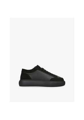 Mens Cleens Luxor Leather and Suede Trainers