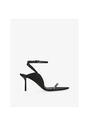 Womens Victoria Beckham Eliza 75 Satin Heeled Sandals