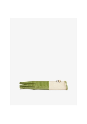 Womens Jacquemus The Poireau Leather Clutch Bag