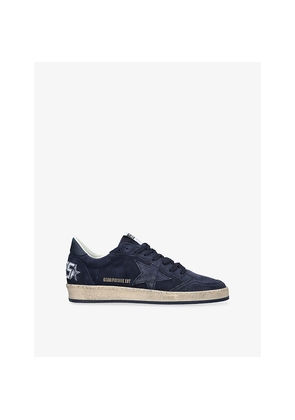 Mens Golden Goose Ball Star Exclusive Suede Trainers