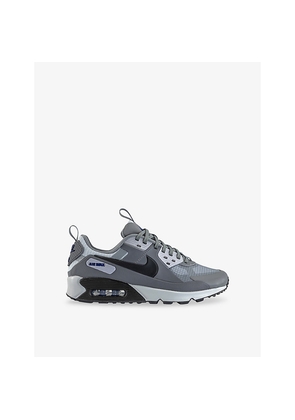 Mens Nike Air Max 90 Drift Leather and Mesh Trainers