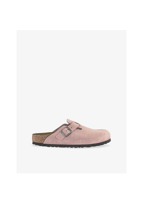 Womens Birkenstock Boston Suede Clogs