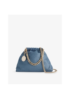 Womens Stella Mccartney Falabella Mini Drawstring Faux-Leather Cross-Body Bag