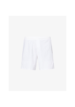 Mens Lululemon Stripe-Print Tennis Mesh Shorts