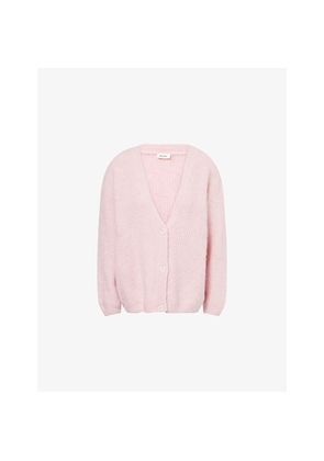 Womens American Vintage V-Neck Long-Sleeve Knitted Cardigan