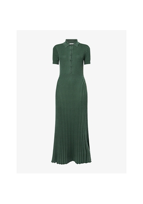 Womens Gabriela Hearst Amor Ribbed Cashmere-Silk Knitted Midi Dress