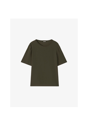 Womens Joseph Rubin Short-Sleeved Silk Top