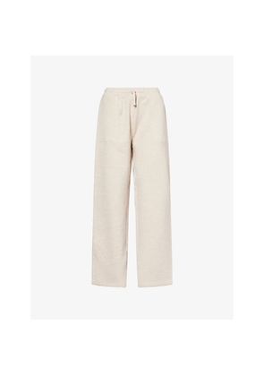 Womens Adanola Loopback Straight-Leg Cotton-Fleece Jogging Bottoms