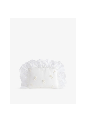 Womens Simone Rocha Embellished Pillowcase Satin Clutch Bag