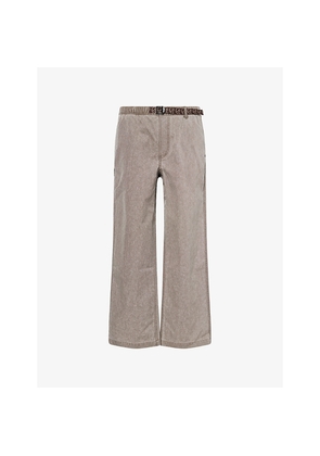 Mens Braindead Climber Washed Ripstop Cotton Trousers