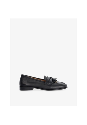 Womens Dune Giavonni Tassel Leather Loafers