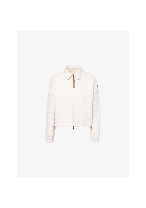 Womens Moncler Iris Quilted Lightweight Down Jacket