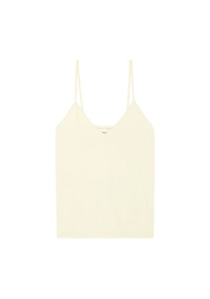 Vest top with spaghetti straps